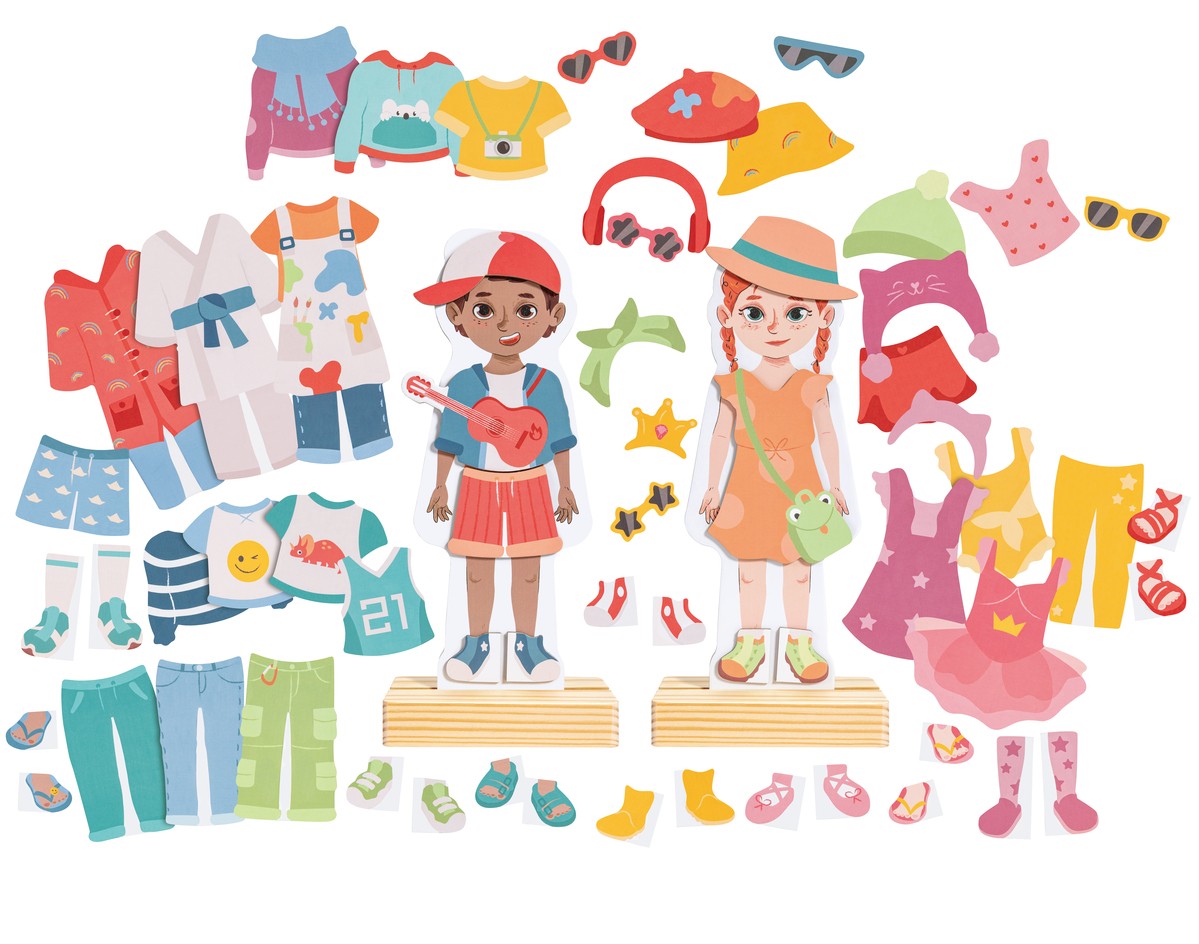 Hape 磁力換裝拼圖 (3-6 歲)