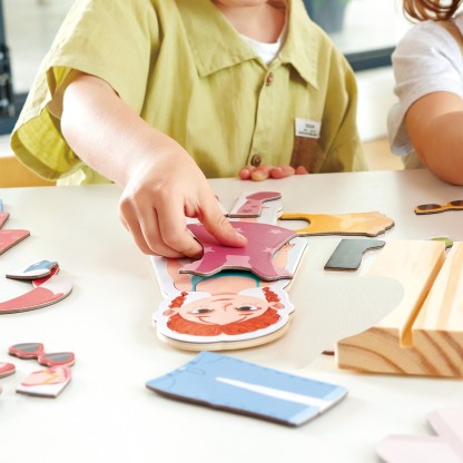 Hape 磁力換裝拼圖 (3-6 歲)