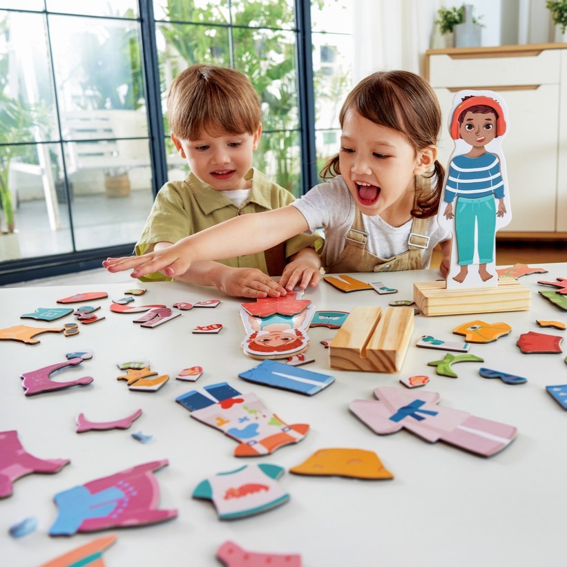 Hape 磁力換裝拼圖 (3-6 歲)