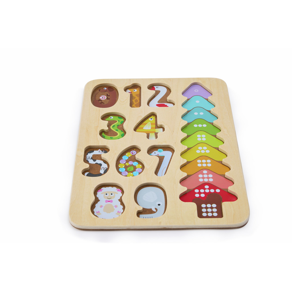 Hape Colours & Numbers Puzzle 顏色和數字拼圖 (2-4 yeras)