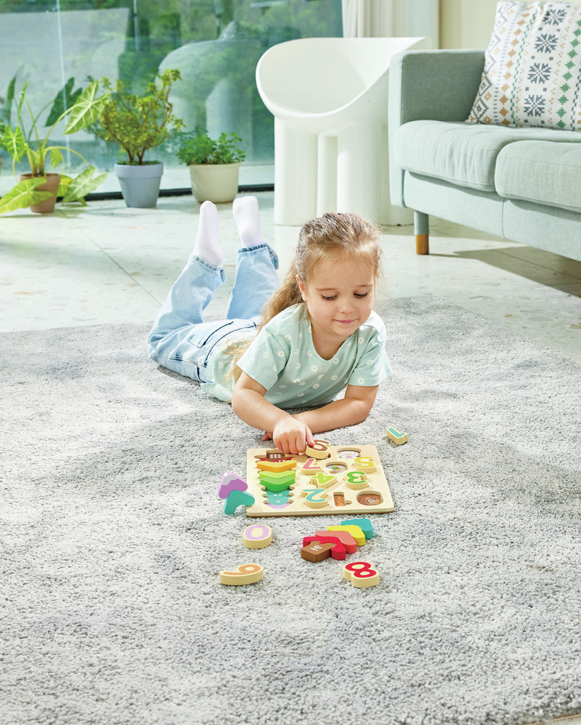 Hape Colours & Numbers Puzzle 顏色和數字拼圖 (2-4 yeras)