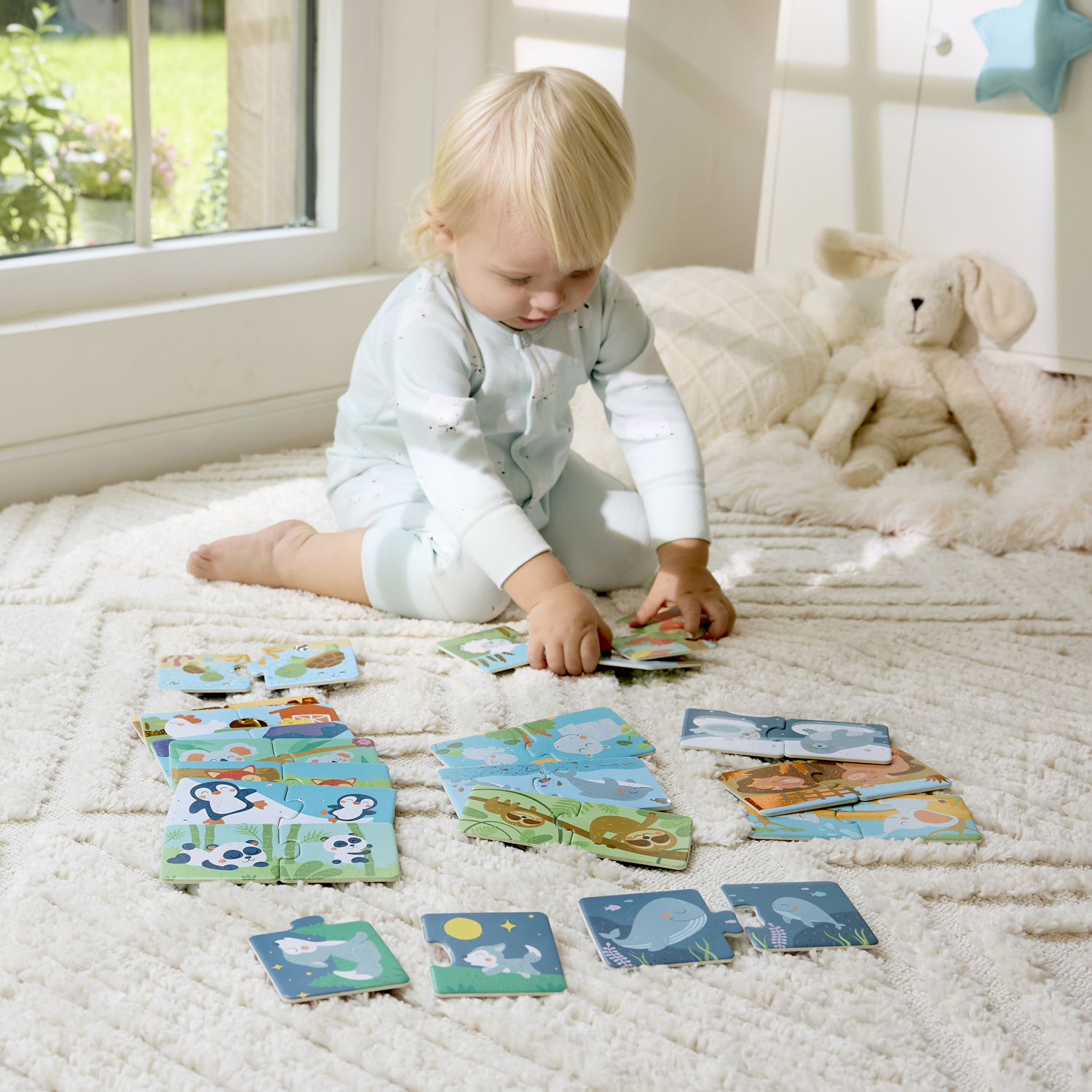 動物配對拼圖-Hape-Eurekakids