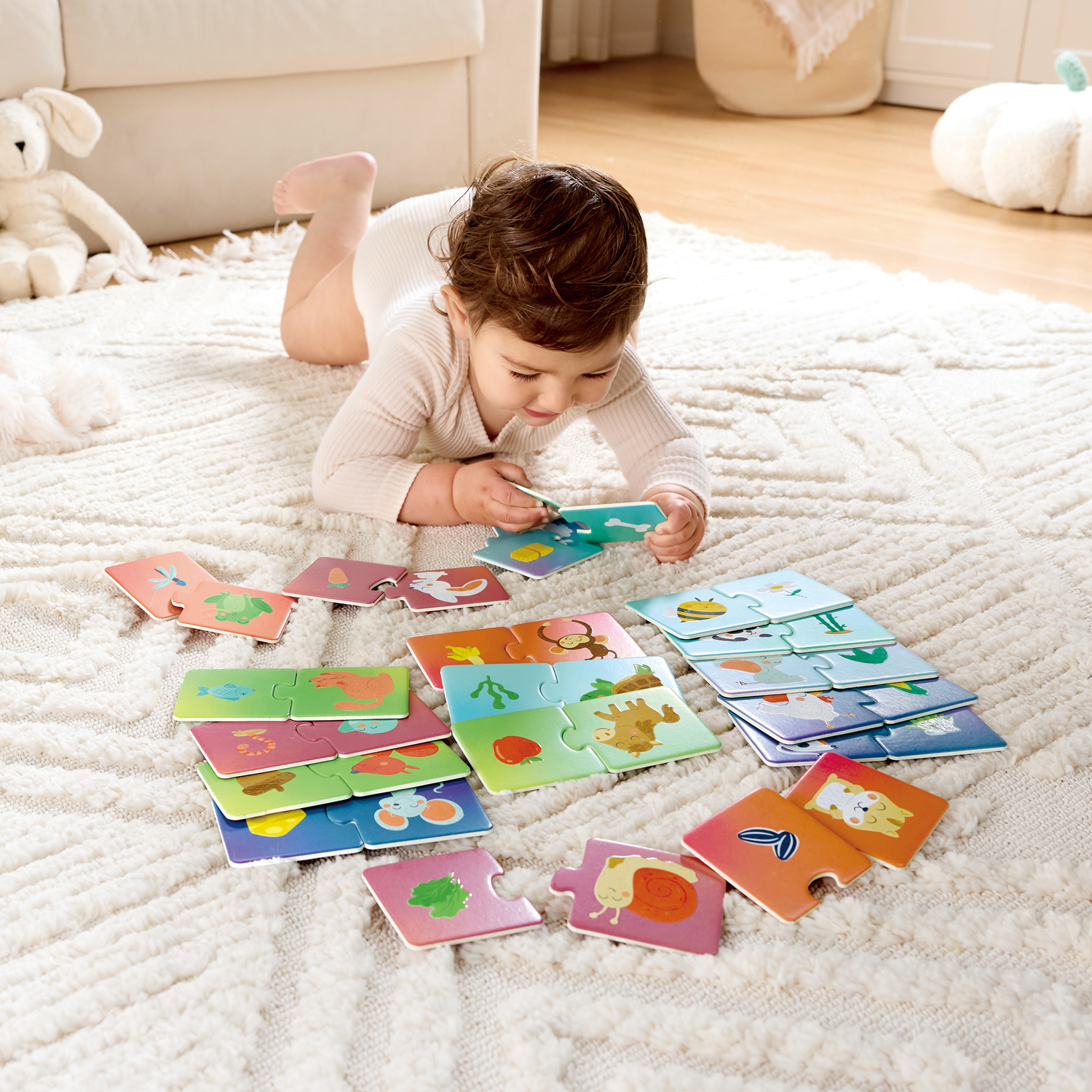 動物零食時間拼圖-Hape-Eurekakids