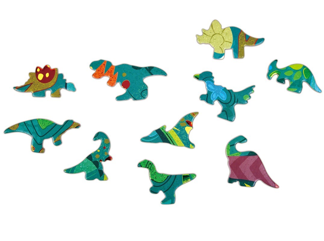 Hape 恐龍炫彩地板拼圖202片 (8-12 歲)