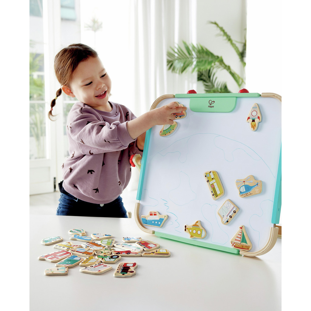 Hape 磁力車套裝 (18-36個月)