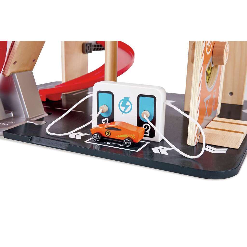 Hape Gearhead Stunt Garage 旋風競速立體賽道 (3-10Y)