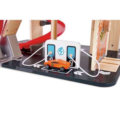 Hape Gearhead Stunt Garage 旋風競速立體賽道 (3-10Y)