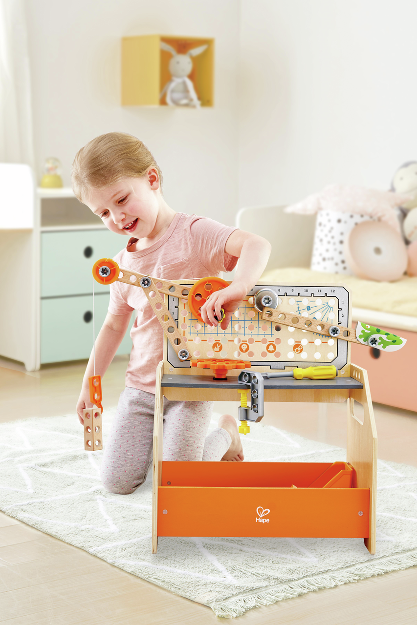 Hape Junior Inventor 探索科學工作台 - 超過10種不同的實驗，幫助你開啟科學探索之旅！( 從4歲起 )