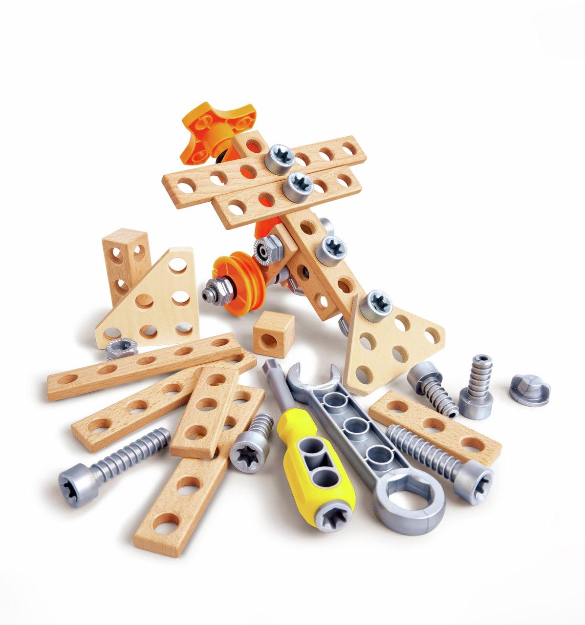 Hape Junior Inventor 實驗入門套件 - 42件激發孩子們的科學思維 ( 從4歲起 )