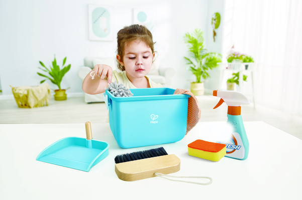 Hape Clean Up Bucket Set 洗洗刷刷組 (3-8 歲)