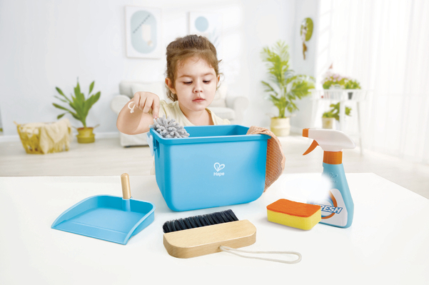 Hape Clean Up Bucket Set 洗洗刷刷組 (3-8 歲)