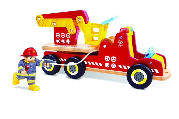 Hape Siren & Lights Toy Fire Truck(2到8歲)