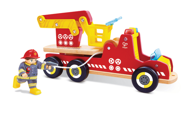 Hape Siren & Lights Toy Fire Truck(2到8歲)