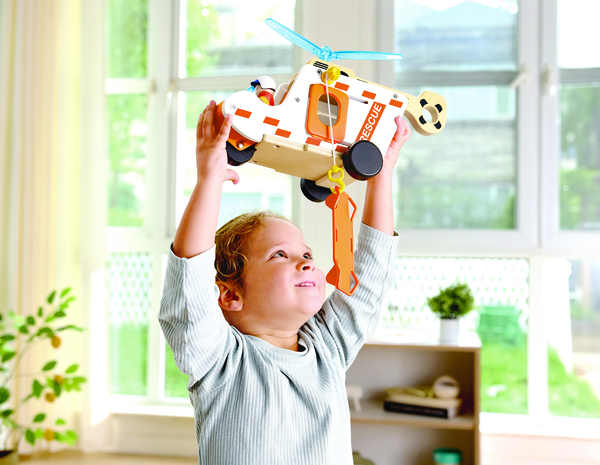 Hape ‘To the Rescue’ Helicopter Set 「救援行動」直升機套裝 (2到8歲)