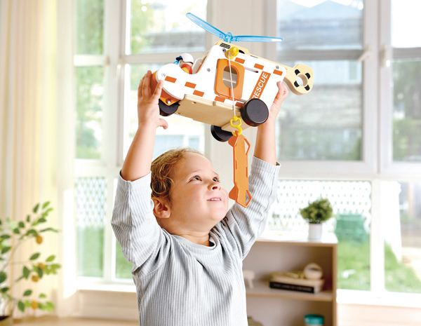 Hape ‘To the Rescue’ Helicopter Set 「救援行動」直升機套裝 (2到8歲)