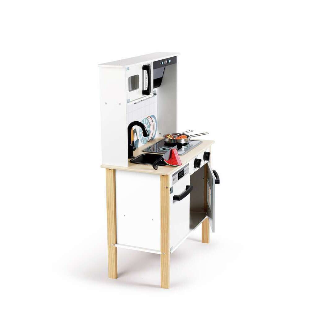 Hape現代智能廚房 | 語音燈光互動玩具廚房 | 3 - 8 歲