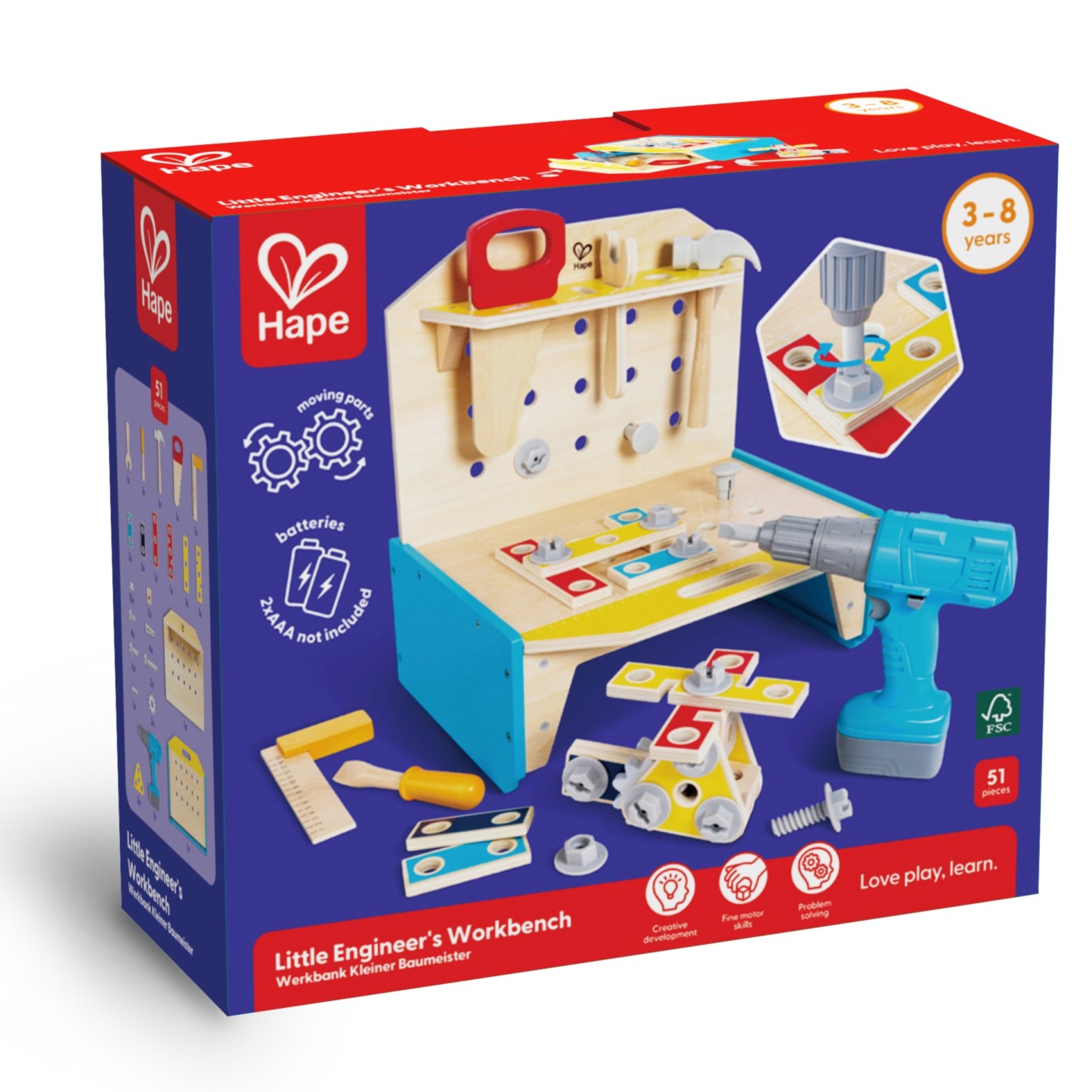 Hape 小小工程師工作台 (3-8 歲)