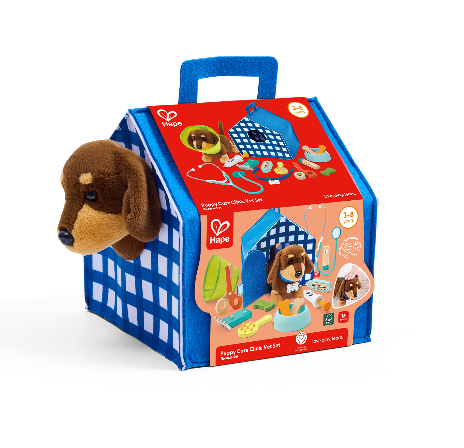 小狗寵物醫院組合-Hape-Eurekakids