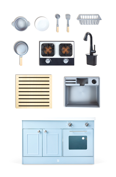 Hape Deluxe Kitchen with Running Water 豪華自來水廚房 (3到8歲)