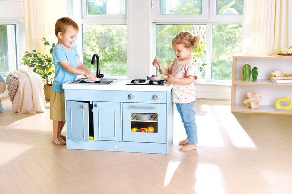 Hape Deluxe Kitchen with Running Water 豪華自來水廚房 (3到8歲)