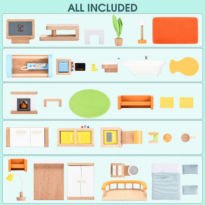 四季小屋(含傢俱)-HAPE-Eurekakids