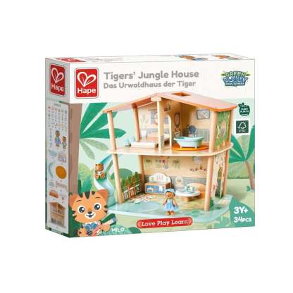 Hape 小老虎叢林別墅 Tigers’ Jungle House - 培養想像力、創造力和講故事的能力 ( 從3歲起 )
