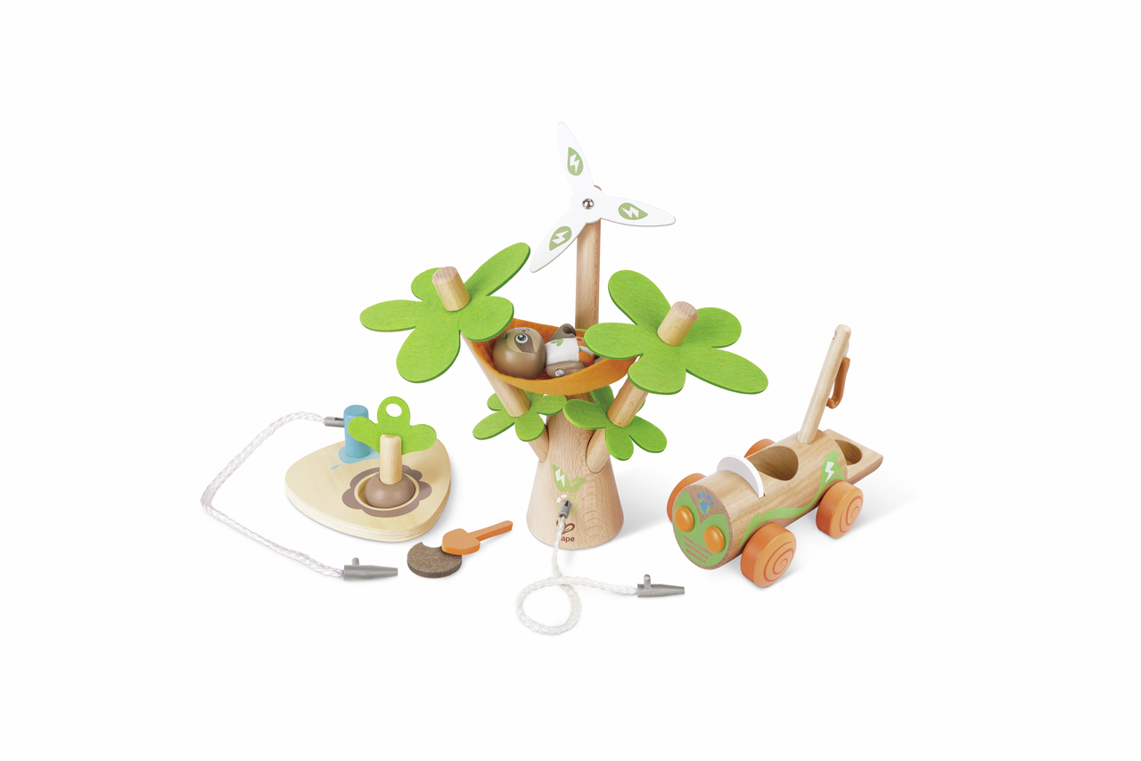 Hape 植樹電動車 Tree Planting E-car - 自由玩耍非常有利於培養想像和創造力 ( 從3歲起 )