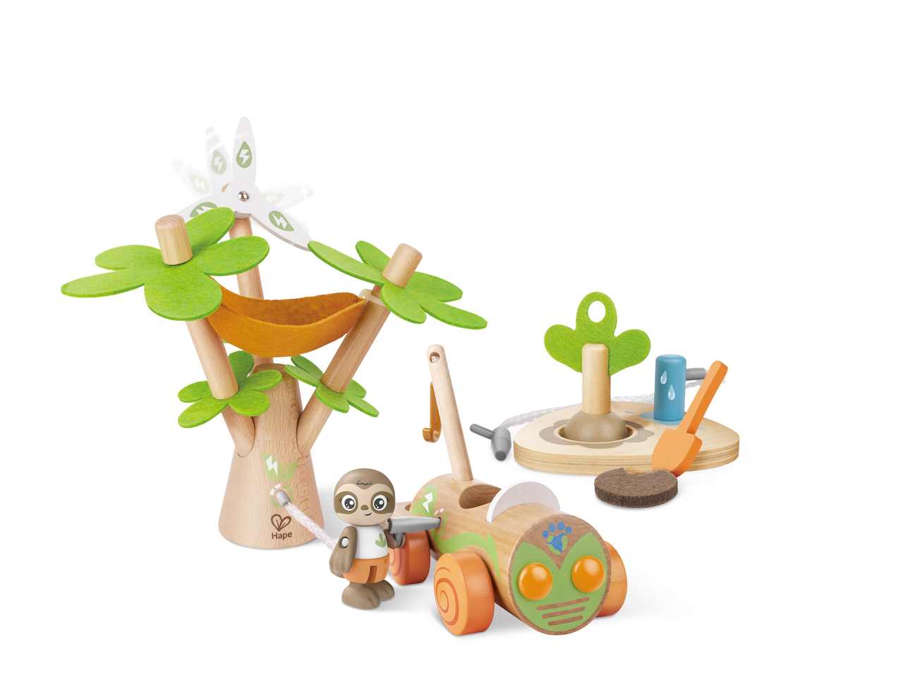 Hape 植樹電動車 Tree Planting E-car - 自由玩耍非常有利於培養想像和創造力 ( 從3歲起 )