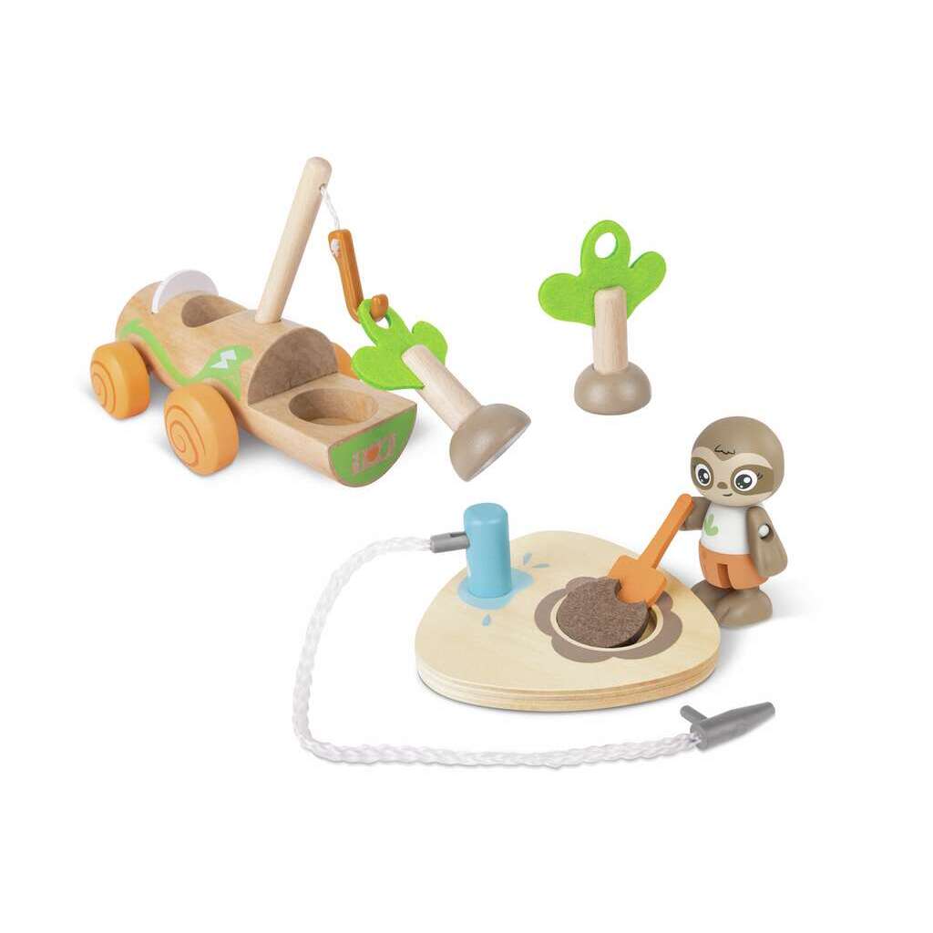 Hape 植樹電動車 Tree Planting E-car - 自由玩耍非常有利於培養想像和創造力 ( 從3歲起 )