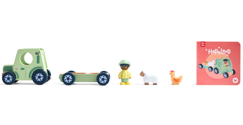 Hape 動物朋友拖拉機 (1-5歲)