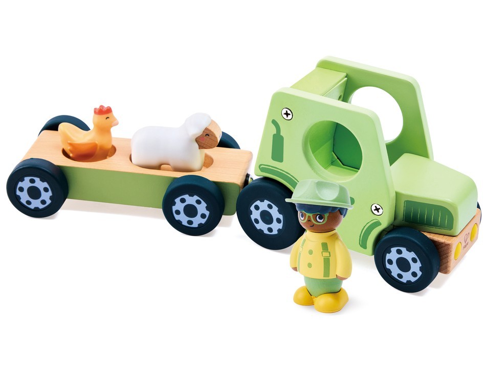Hape 動物朋友拖拉機 (1-5歲)