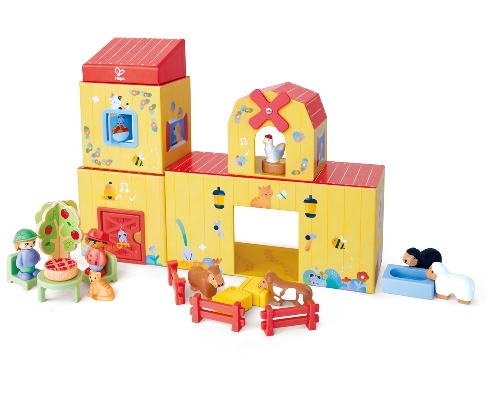 Hape 童趣農場故事積木組 (1-5歲)