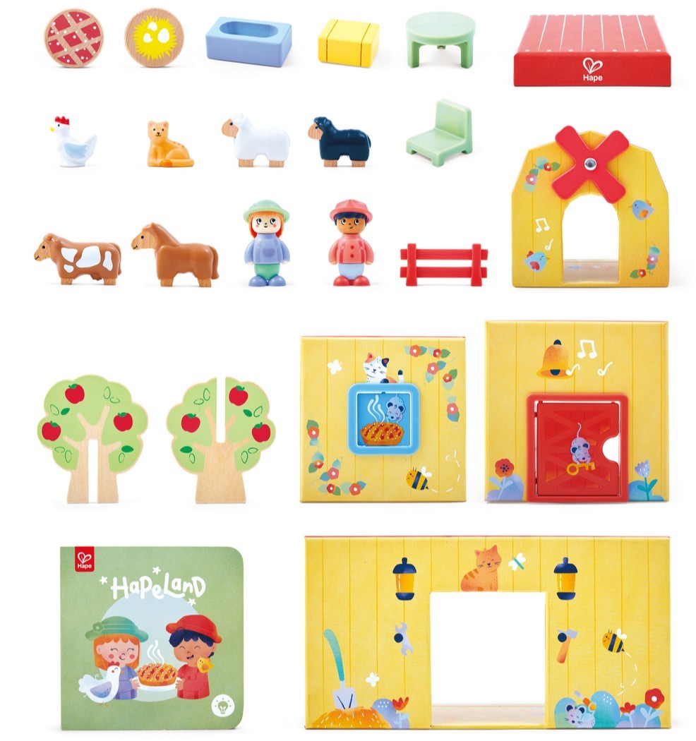 Hape 童趣農場故事積木組 (1-5歲)