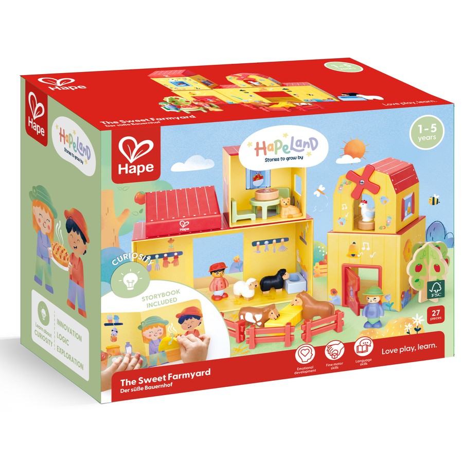 Hape 童趣農場故事積木組 (1-5歲)