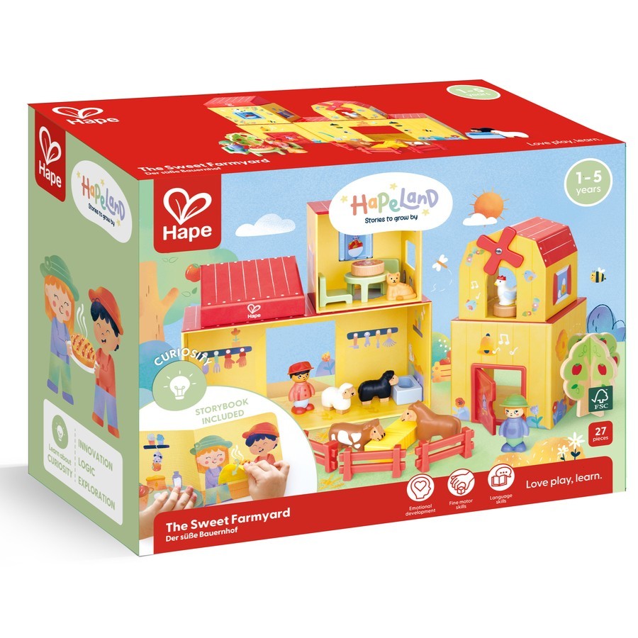 Hape 童趣農場故事積木組 (1-5歲)