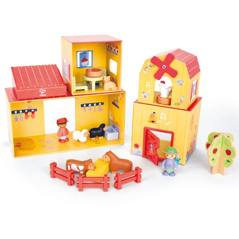 Hape 童趣農場故事積木組 (1-5歲)