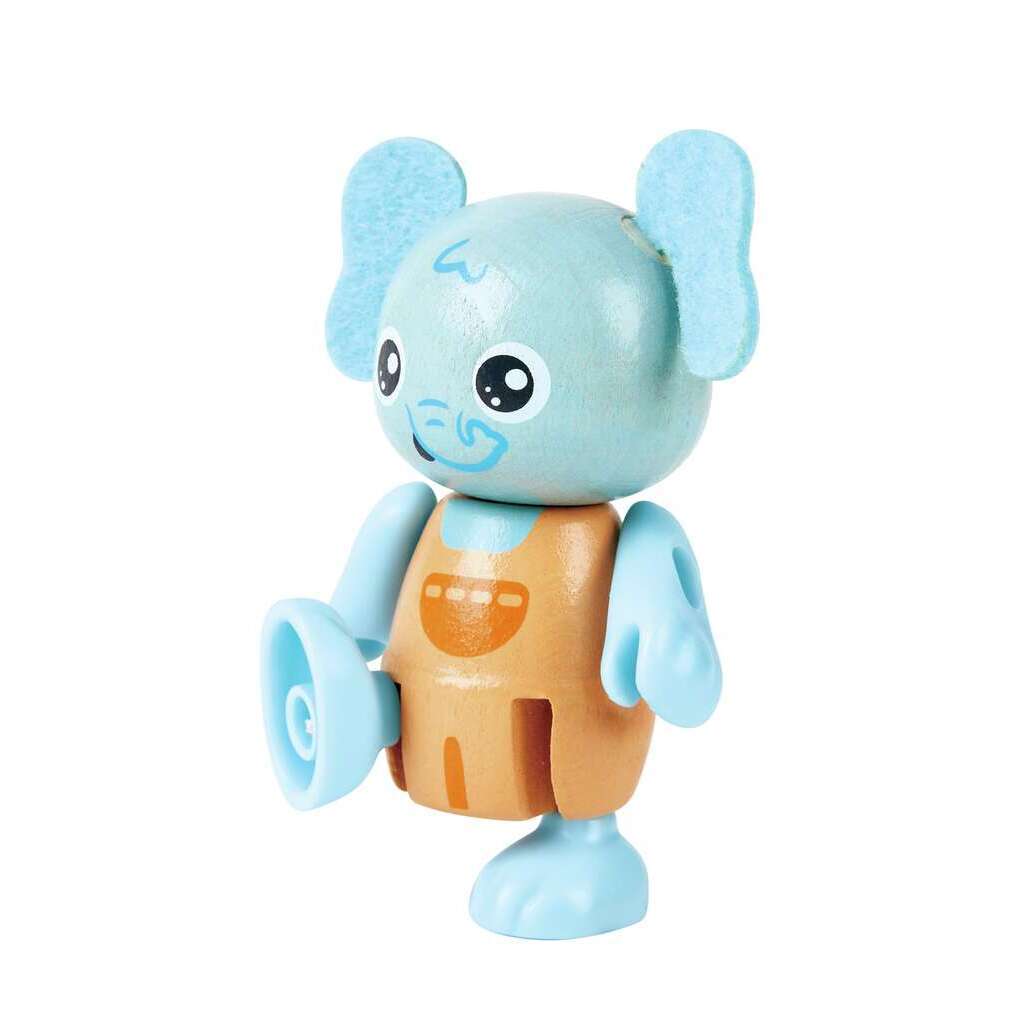 Hape 象群 Elephant Family - 四個可以坐著、站立，還可以用手拿東西 ( 從3歲起 ) E3527