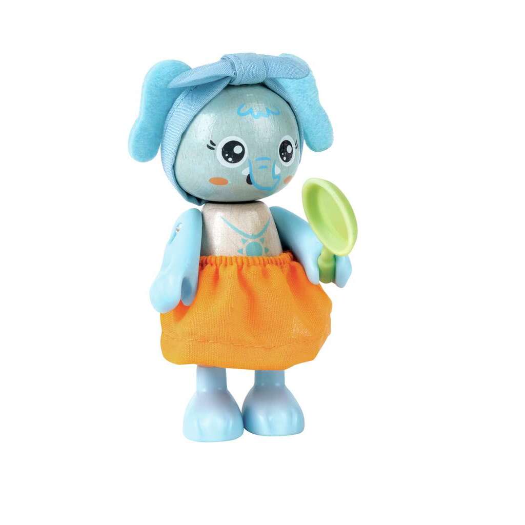 Hape 象群 Elephant Family - 四個可以坐著、站立，還可以用手拿東西 ( 從3歲起 ) E3527