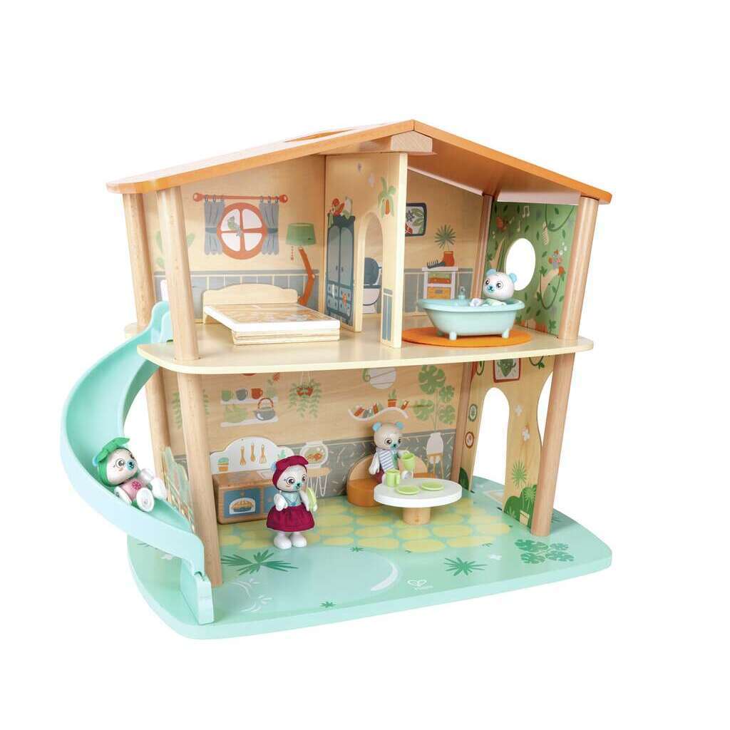 Hape 北極熊家族 - 包括四隻北極熊，可以坐著、站立，也可以用爪子抓東西 ( 從3歲起 )