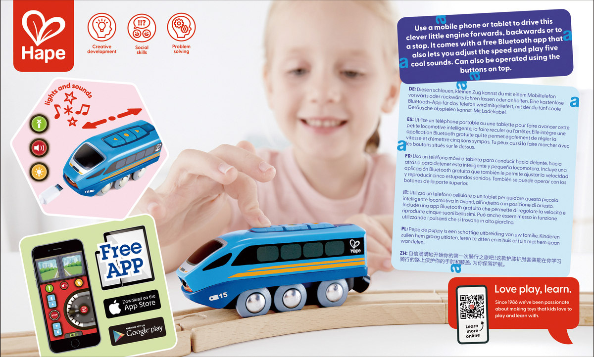 Hape 藍牙遙控火車  (3 歲以上)