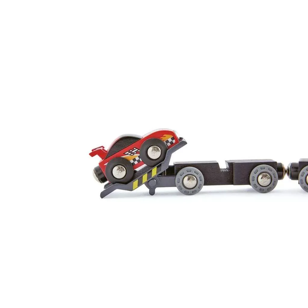 賽車運輸車-Hape-Eurekakids