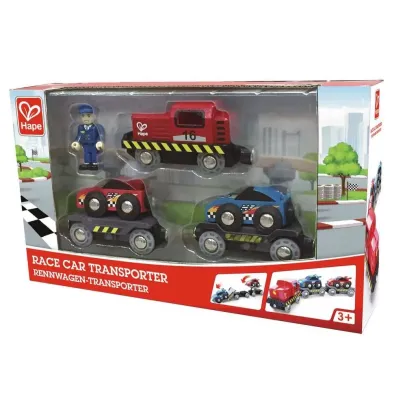 賽車運輸車-Hape-Eurekakids