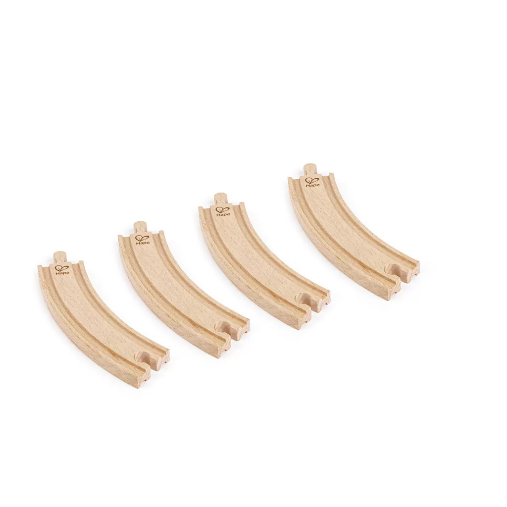 4條長彎軌-Hape-Eurekakids