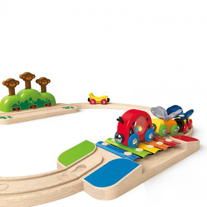 叢林音樂火車軌道-HAPE-Eurekakids