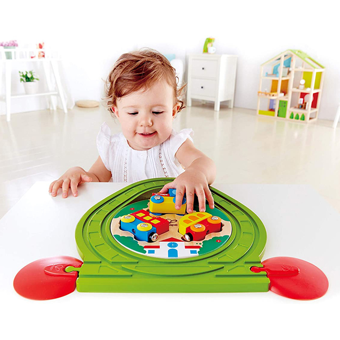 火車軌道—公園情景拼圖-HAPE-Eurekakids