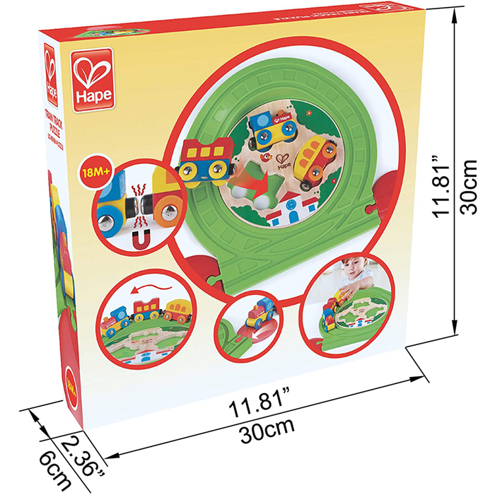 火車軌道—公園情景拼圖-HAPE-Eurekakids