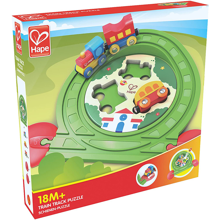 火車軌道—公園情景拼圖-HAPE-Eurekakids
