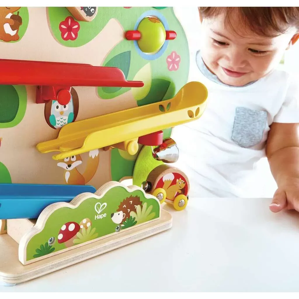 瘋狂松鼠鐵路-Hape-Eurekakids