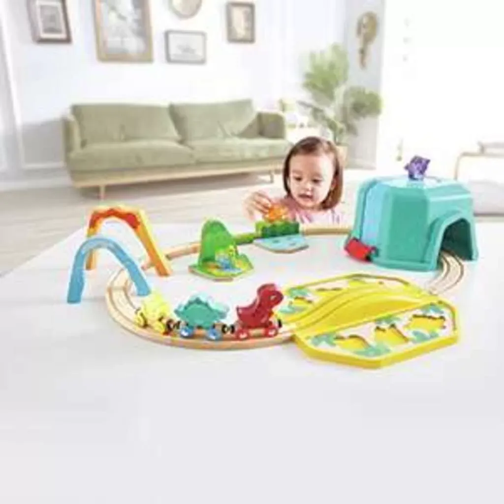 恐龍火車桶套裝-Hape-Eurekakids