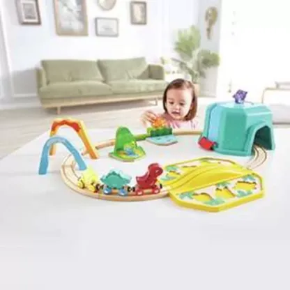 恐龍火車桶套裝-Hape-Eurekakids
